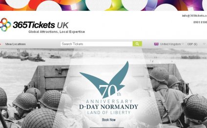 365 Tickets homepage