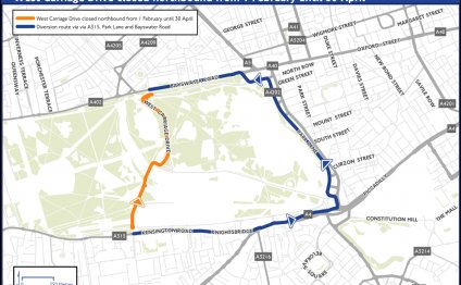 West Carriage Drive diversion