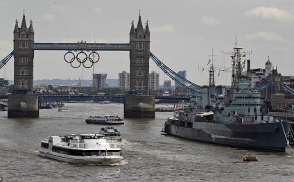 Olympics rings Tower a lot