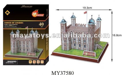 TOWER OF LONDON 3D DIY puzzle