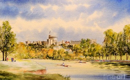 Windsor Castle And Thames is a