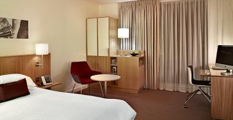 Kitted out: All the rooms come complete with Apple products to ensure a comfortable stay