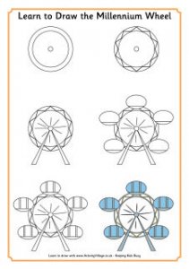 Learn to draw the London Eye