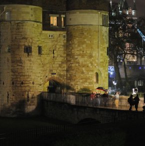 Mariah Carey treats her two children Monroe Cannon and Moroccan Cannon to a late night private tour of The Tower Of London