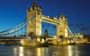 London Tower Bridge at night