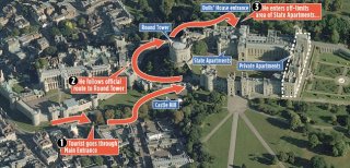 The intruder, a visitor from Japan, set off a major alert when he entered an unlocked door in a restricted area at the Royal residence