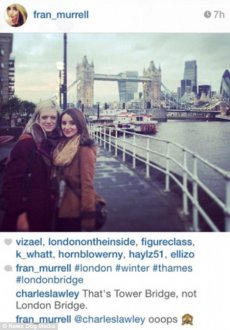 Tourists visiting the capital often mis-label Tower Bridge and call it London Bridge in photos they upload online