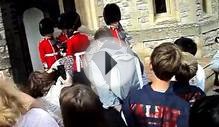 Changing of Guards at Crown Jewels in London