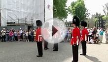 Changing of the guard at the Tower of London