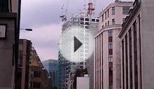 Construction of Heron Tower in the City of London