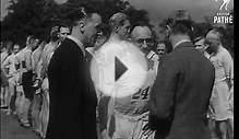 King George Starts Race At Windsor Castle (1946)