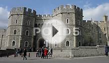 King Henry V Gate At Windsor Castle Berkshire England