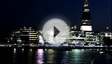 London Shard At Night From Tower Bridge