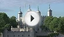 Mediumshot Of Buildings Near The Tower Of London Stock