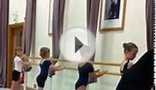 Moira at Royal Ballet School London 1