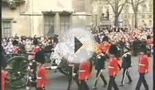 Queen Mothers Funeral Procession Mass Pipes & Drums