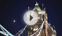 Tower Bridge and Tower Pier at Night, London