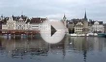 Water Tower & Chapel Bridge at Luzern, Switzerland