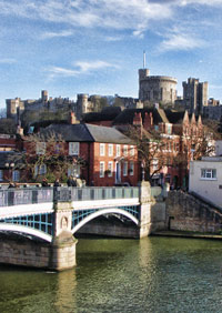 windsor castle from the Long Walk